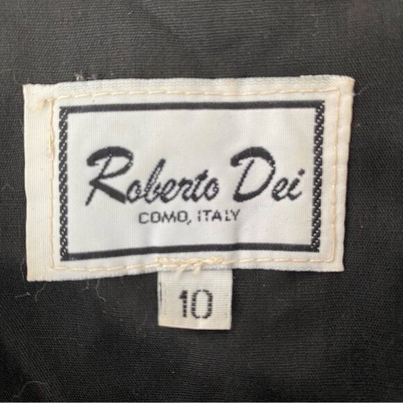 Vintage Roberto Dei Como Italy 2 Piece Suit Set Blazer Skirt Dog Gondolier 10 - Picture 11 of 11
